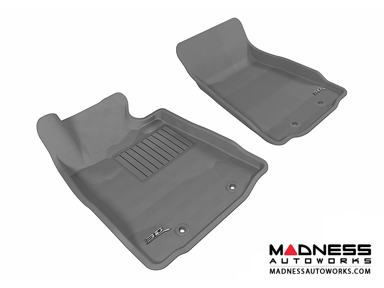 Nissan 370Z Floor Mats (Set of 2) Front Gray by 3D MAXpider